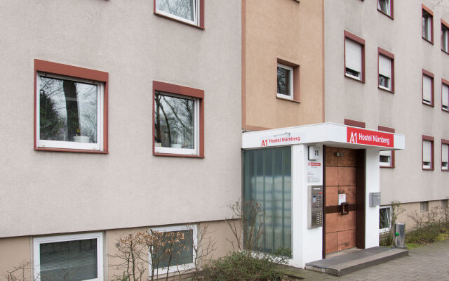 Отель A1 Hostel Nürnberg Германия, Нюрнберг - 1 отзыв об отеле, цены и фото номеров - забронировать отель A1 Hostel Nürnberg онлайн вид на фасад
