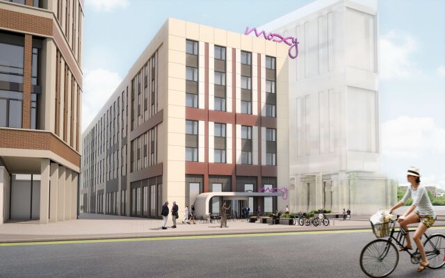 Отель Moxy Glasgow Merchant City Великобритания, Глазго - отзывы, цены и фото номеров - забронировать отель Moxy Glasgow Merchant City онлайн вид на фасад
