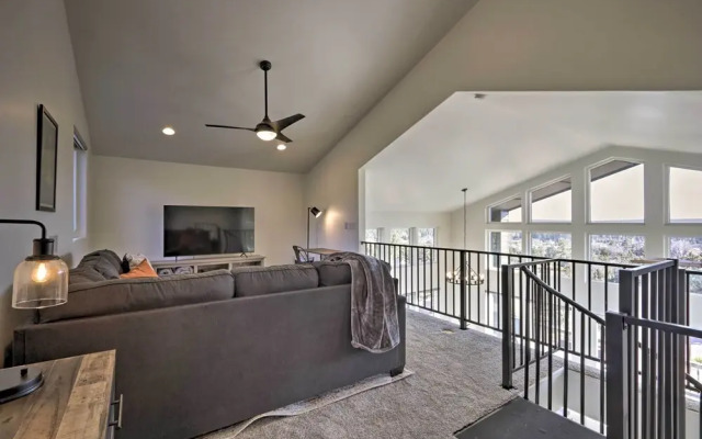 Modern Pine Retreat w/ Deck & Stunning Views!