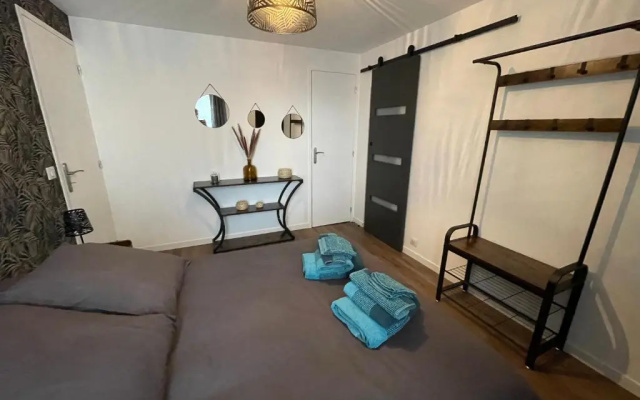 Logement avec terrasse,4 pers, parking