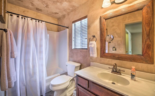 Patio & Fireplace: Country Club Pinetop Condo!