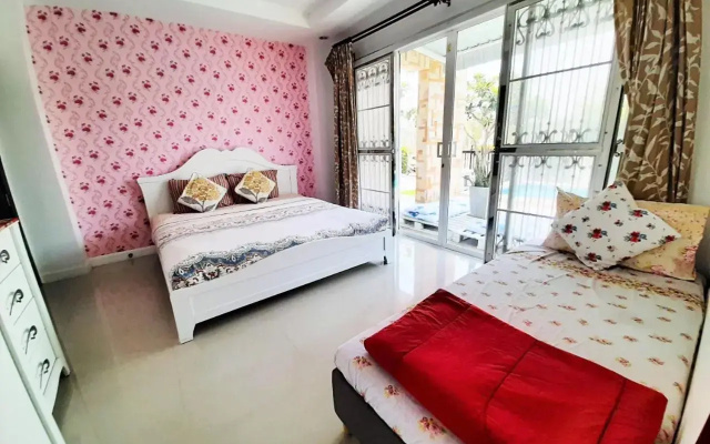บ้านคาราโอเกะ พูลวิลล่า หัวหิน 3 ห้องนอน (สระส่วนตัว พัก 2-15คน)