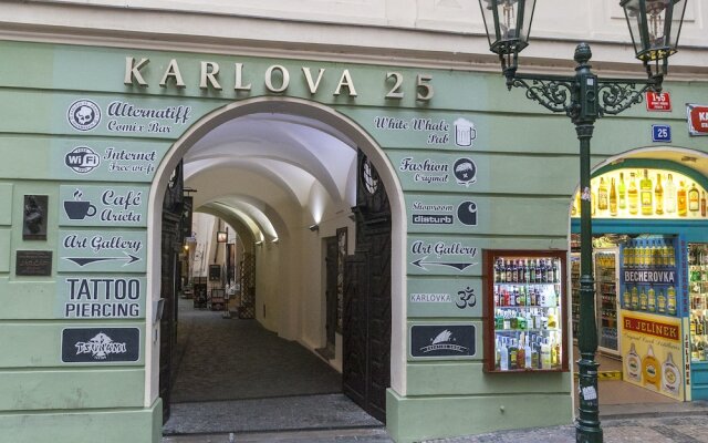 Апартаменты Karlova 25 Apartments вид на фасад
