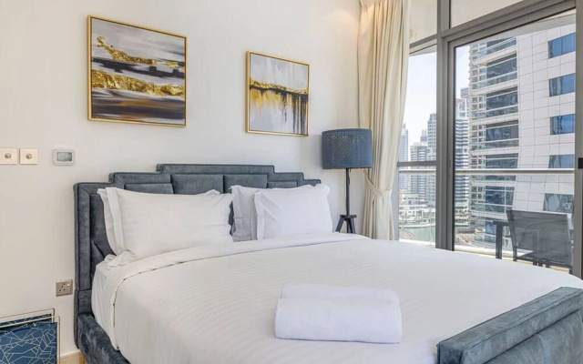Amazing 1br Dubai Marina, Sea View, Metro Nearby