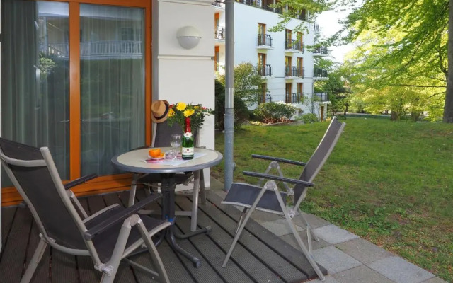 Kaiservillen Heringsdorf - Appartement mit 1 Schlafzimmer und Terrasse D102