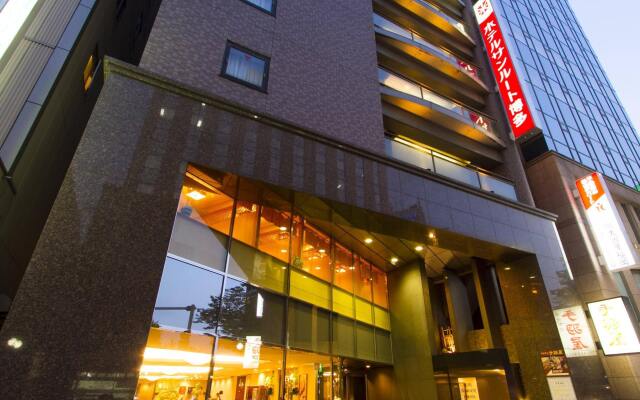 Отель Mars Garden Hotel Hakata Япония, Хаката - отзывы, цены и фото номеров - забронировать отель Mars Garden Hotel Hakata онлайн вид на фасад