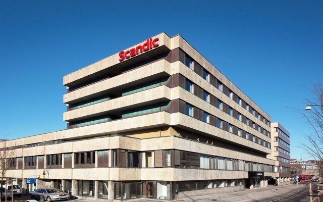 Отель Scandic City Fredrikstad Фредрикстад вид на фасад