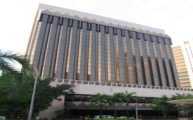Отель Sheraton Towers Singapore вид на фасад