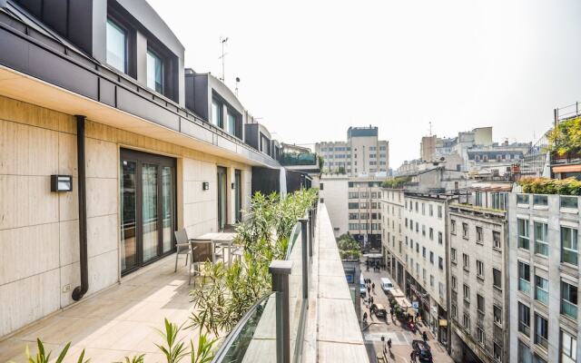 Апартаменты Allegroitalia San Pietro All'Orto 6 Luxury Apartments балкон