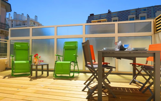 Nestor&Jeeves - ALPHONSE KARR TERRASSE - Hyper center - Close sea - Chic street