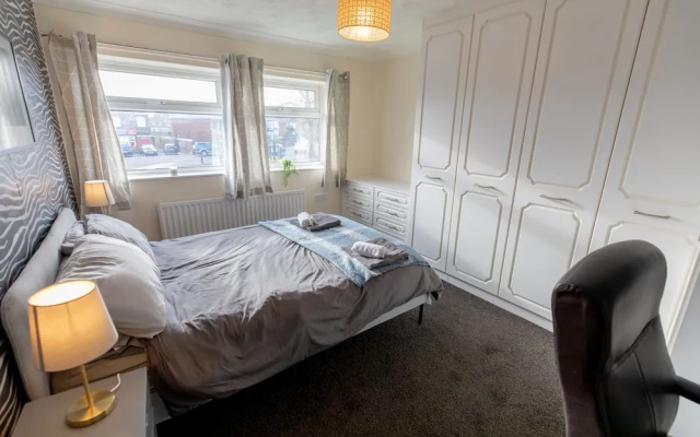 3bed House in Stockton-on-tees- Free Wifi, Parking