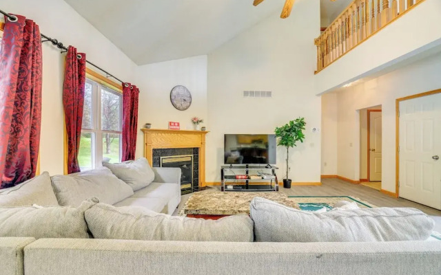 Game Room + Fire Pit: Poconos Family Getaway