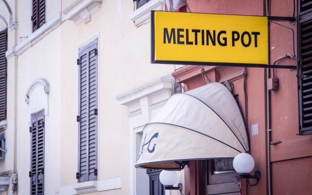 Hostel Melting Pot Rome вид на фасад