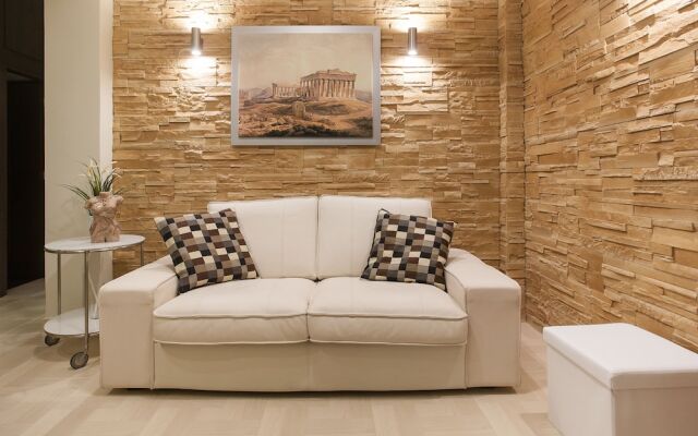 Апартаменты Gold and Blue Luxurious Apartment комната для гостей