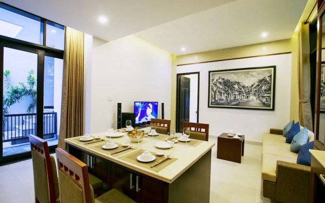 Azumi 02 Bedroom on Ground Floor Apartment Hoian With a Full Kitchen Facilities