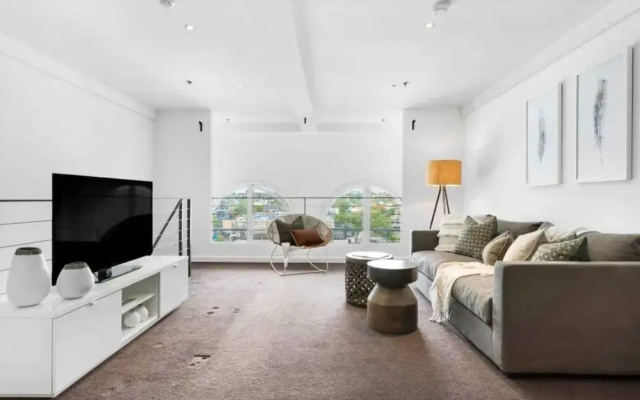 Light-filled Converted Warehouse 2 Bedroom Apartment in Prahran