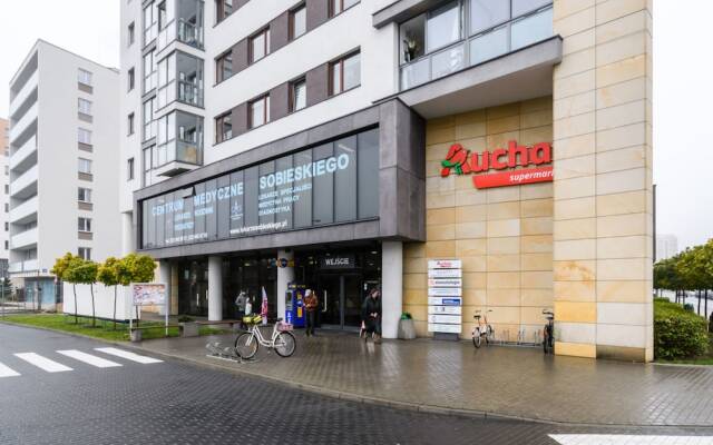 Апартаменты P&O Apartments Stegny Варшава вид на фасад