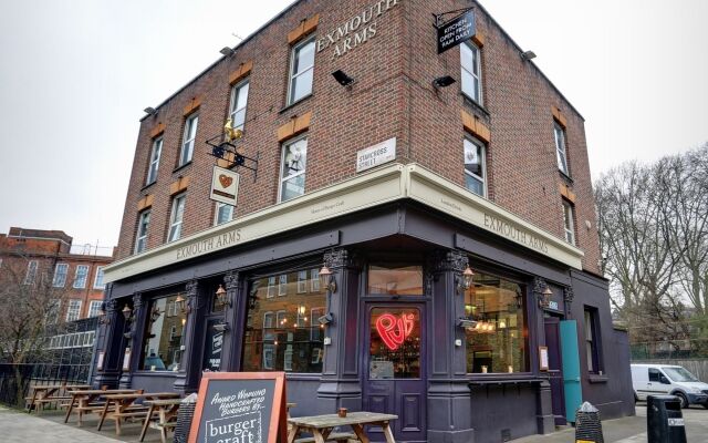 Отель Publove @ Exmouth Arms Euston Лондон вид на фасад
