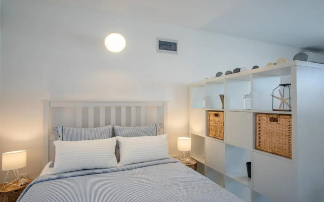A White Cliffside Studio