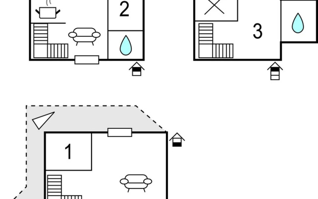 Nice Home in Os With 3 Bedrooms and Wifi