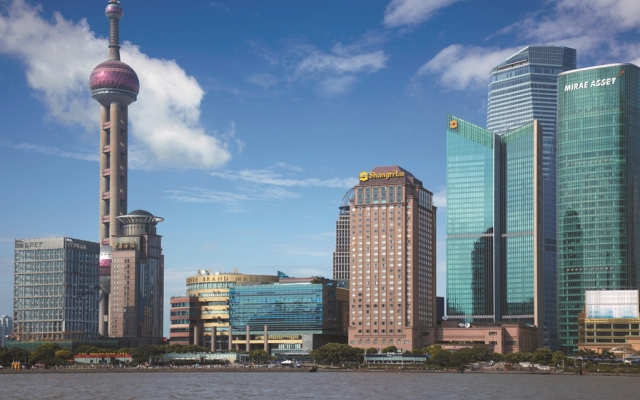 Отель Pudong Shangri-La, Shanghai Китай, Шанхай - отзывы, цены и фото номеров - забронировать отель Pudong Shangri-La, Shanghai онлайн вид на фасад