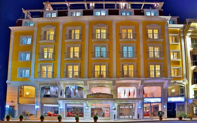 Lady Diana Hotel вид на фасад