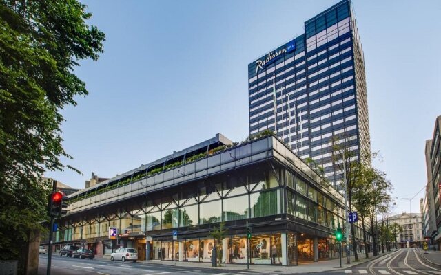 Radisson Blu Scandinavia Hotel Oslo Осло вид на фасад