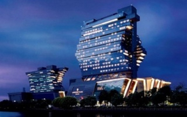 Отель Langham Place Guangzhou вид на фасад
