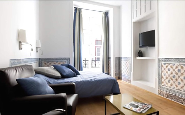 Отель Living Lisboa Baixa Apartments Португалия, Лиссабон - отзывы, цены и фото номеров - забронировать отель Living Lisboa Baixa Apartments онлайн комната для гостей