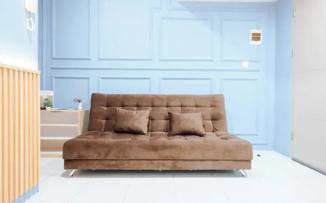 Blue Toned 1Br Apartment At Tokyo Riverside Pik 2