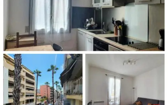 3P 60M2 Climatisé 2Min À Pied Plages Juan Les Pins
