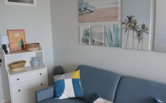 Appartement studio vue mer les pieds dans l'eau