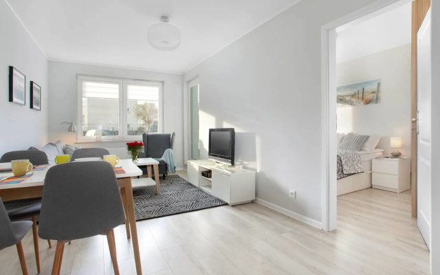Bright apartment near the beach with a terrace