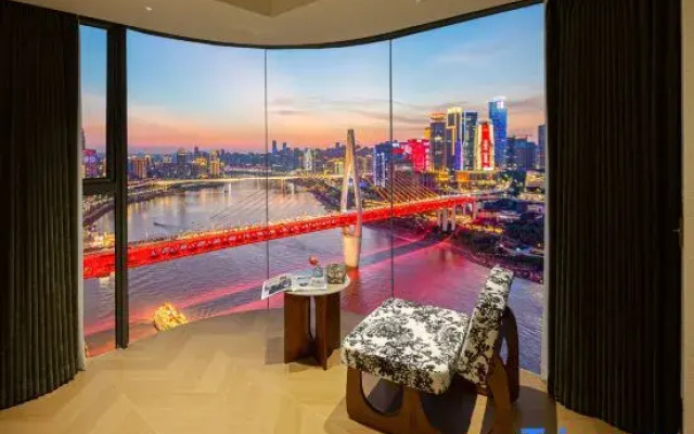 Shangshanzhu Apartment with river view& Drone show view