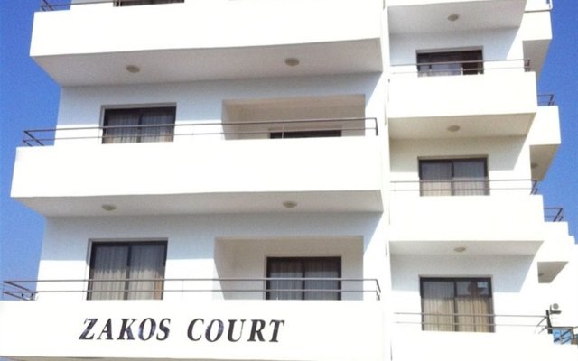 Апартаменты Zakos Court Apartments Кипр, Ларнака - отзывы, цены и фото номеров - забронировать отель Zakos Court Apartments онлайн вид на фасад