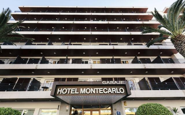 Отель Montecarlo Испания, Курорт Росес - 1 отзыв об отеле, цены и фото номеров - забронировать отель Montecarlo онлайн вид на фасад
