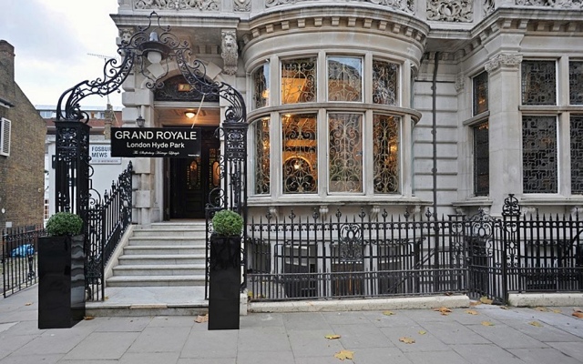 Отель Grand Royale London Hyde Park вид на фасад