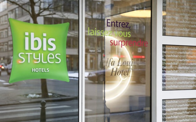 Отель ibis Styles Brussels Louise вид на фасад