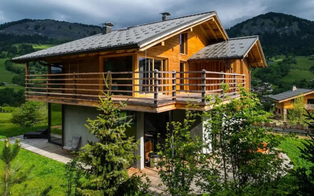 Luxueux chalet 4 chambres avec piscine et hammam
