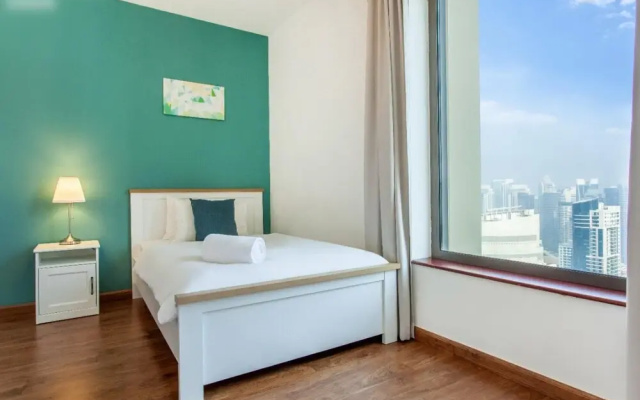 JBR Beach Front 4 Bed High Floor