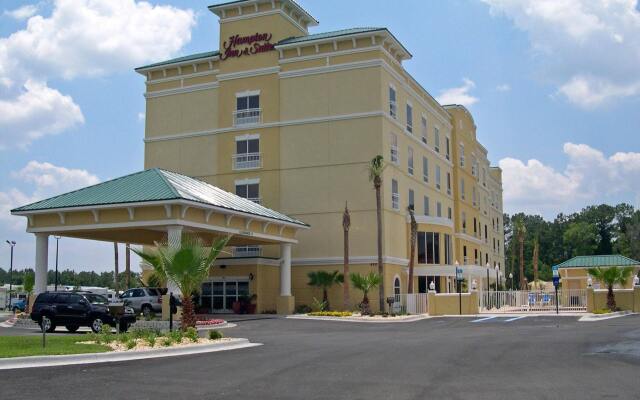 Отель Hampton Inn & Suites Lake City, Fl Лейк-Сити вид на фасад