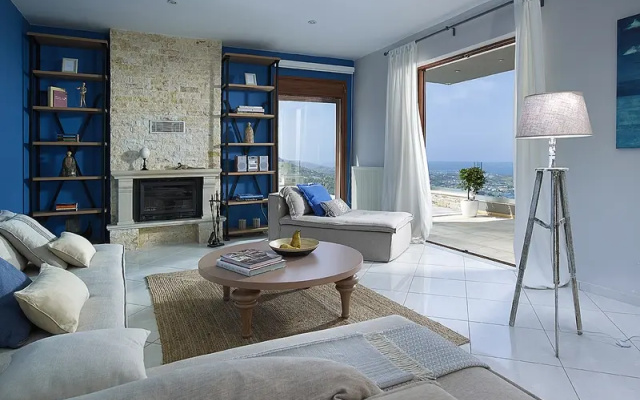 Sea Views At Blue Key Villa Near Heraklion