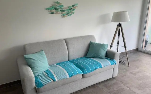 T2 neuf bord de plage - terrasse - CALVI