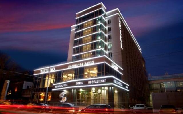 Гостиница Лучано Спа Комплекс в Казани 10 отзывов об отеле, цены и фото номеров - забронировать гостиницу Лучано Спа Комплекс онлайн Казань вид на фасад