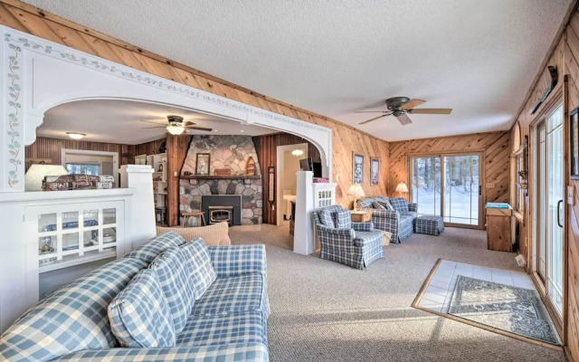 Spacious Home w/ Deck on Lake Chetek!