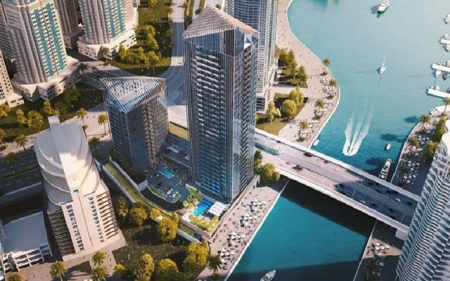 Deluxe Studio with Marina Views in Sparkle Towers