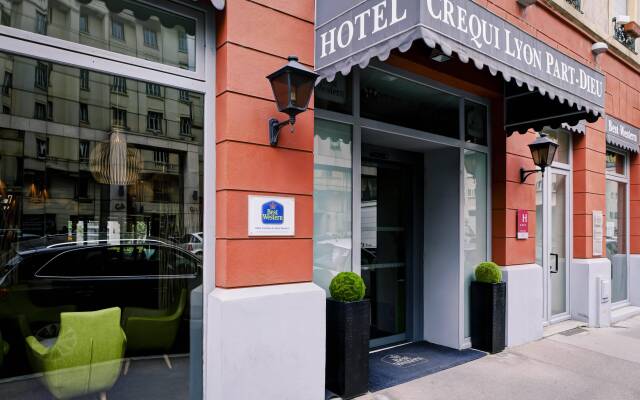 Отель Best Western Crequi Lyon Part Dieu Франция, Лион - отзывы, цены и фото номеров - забронировать отель Best Western Crequi Lyon Part Dieu онлайн вид на фасад