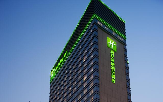 Отель Holiday Inn Xi'an Greenland Century City вид на фасад