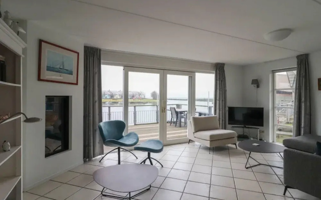 Villa With Terrace on the Water in Friesland