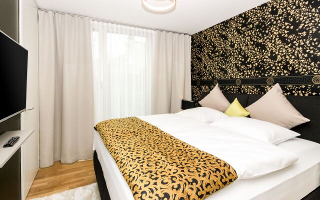 Апартаменты Abieshomes Serviced Apartments - Downtown комната для гостей